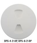 4In Polar White Deck Plate / Screw Out