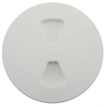 6In Polar White Deck Plate / Screw Out