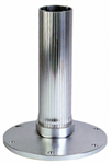 30IN RIBBED SEAT PEDESTAL / ALUMINUM