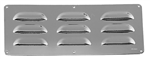 Chr/Brs Louvered Vent / 11 X 3-1/2In