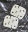 1.5x1.75 Wht Plstc Hinges / 2/pk