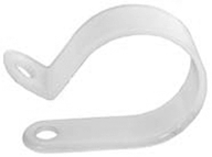 1/2in Wht Nylon Cable Clamp / 14 Per Pack