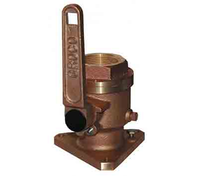 2-1/2 FULL FLOW SEACOCK FLANGE / BRONZE