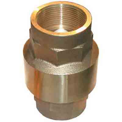 1-1/4IN IN-LINE CHECK VALVE / BRONZE