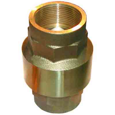 1-1/2IN IN-LINE CHECK VALVE / BRONZE