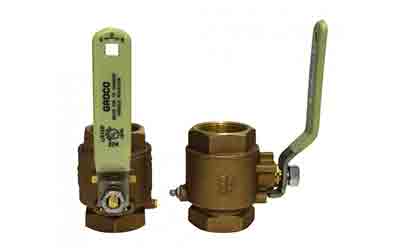 3IN BRONZE IN-LINE BALL VALVE / BRONZE