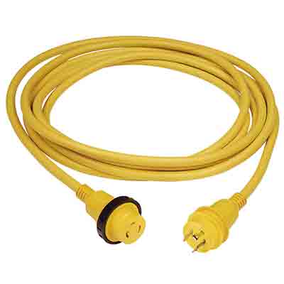 30A/125V 50FT POWER CORD / YELLOW